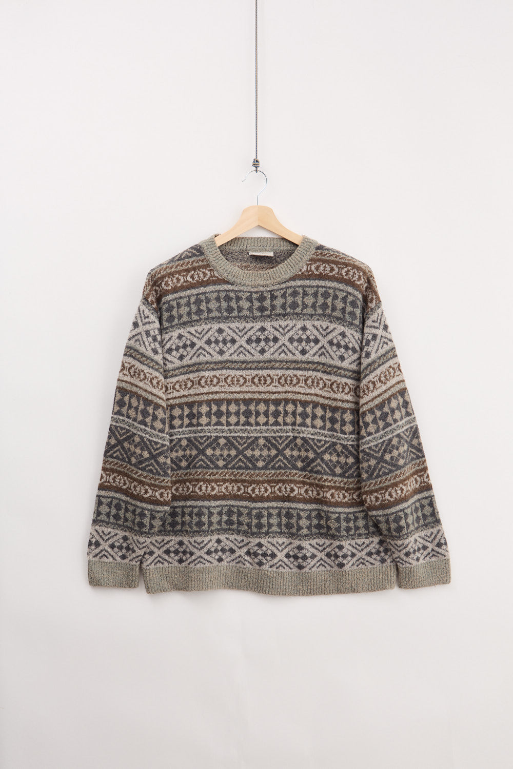 jacquard knit sweater (w677) main image 0