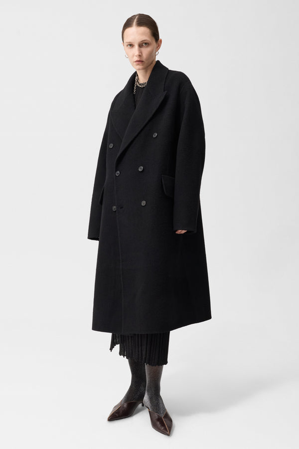 Polo Coat Black