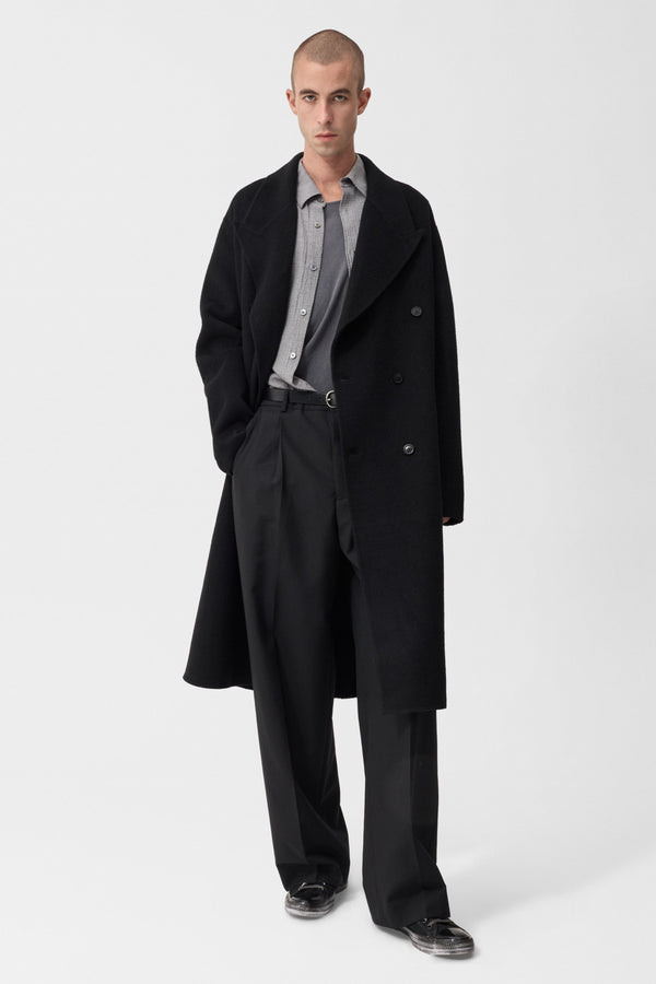 Polo Coat Black