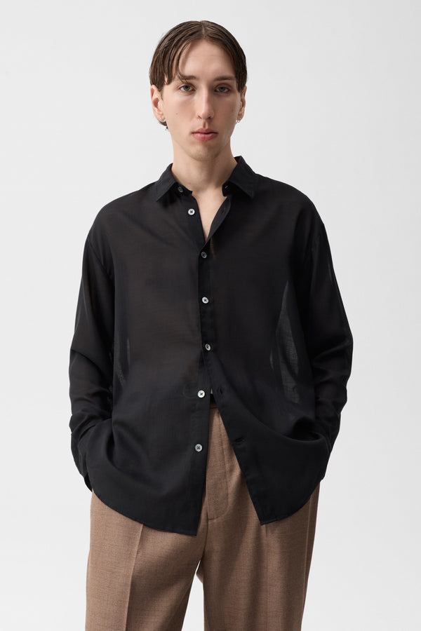 Huff Black Wool