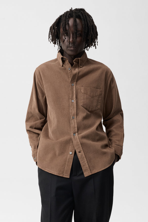 Casual Shirt Walnut Cord