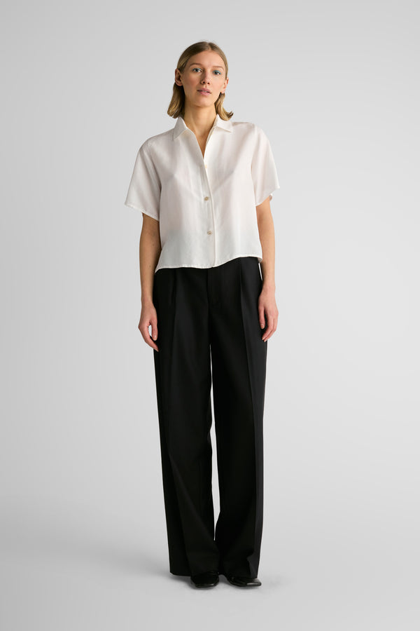 Centi White Fine Silk