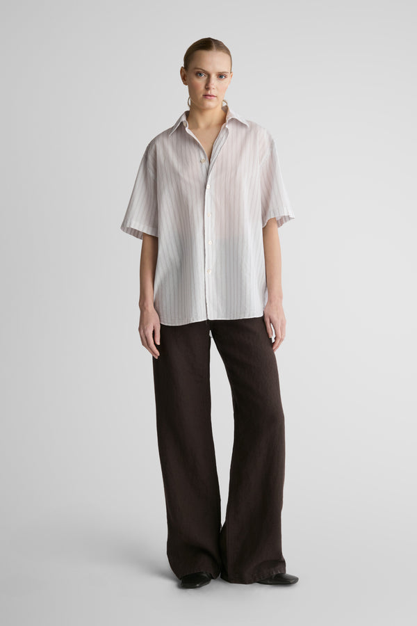 Brass Tee Voile Stripe