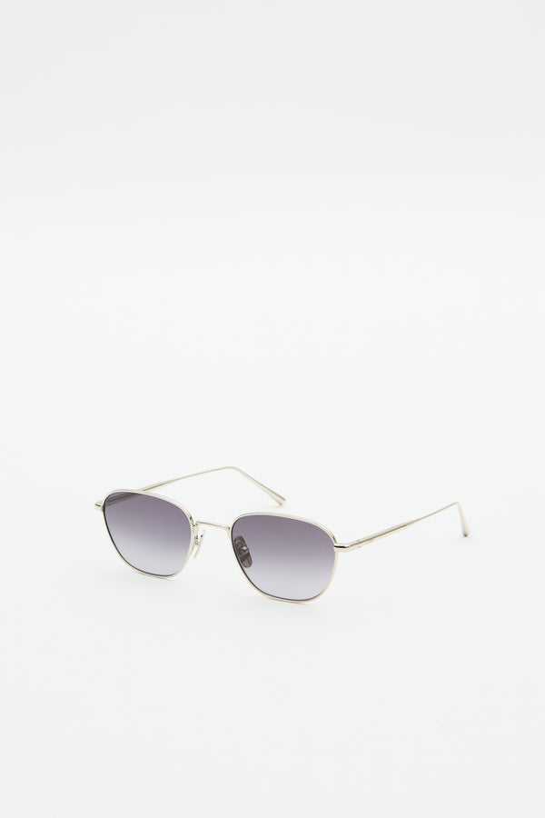 Steel Polygon Grey Gradient