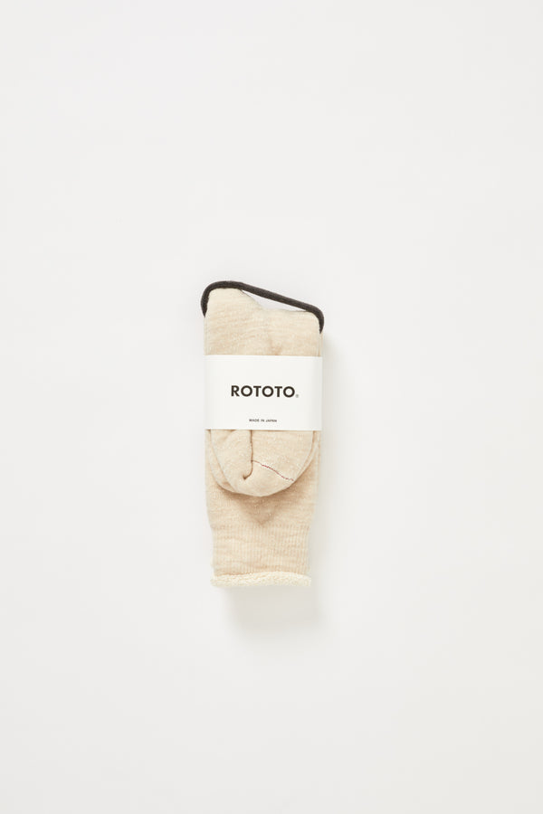 Double Face Merino Wool & Cotton Oatmeal